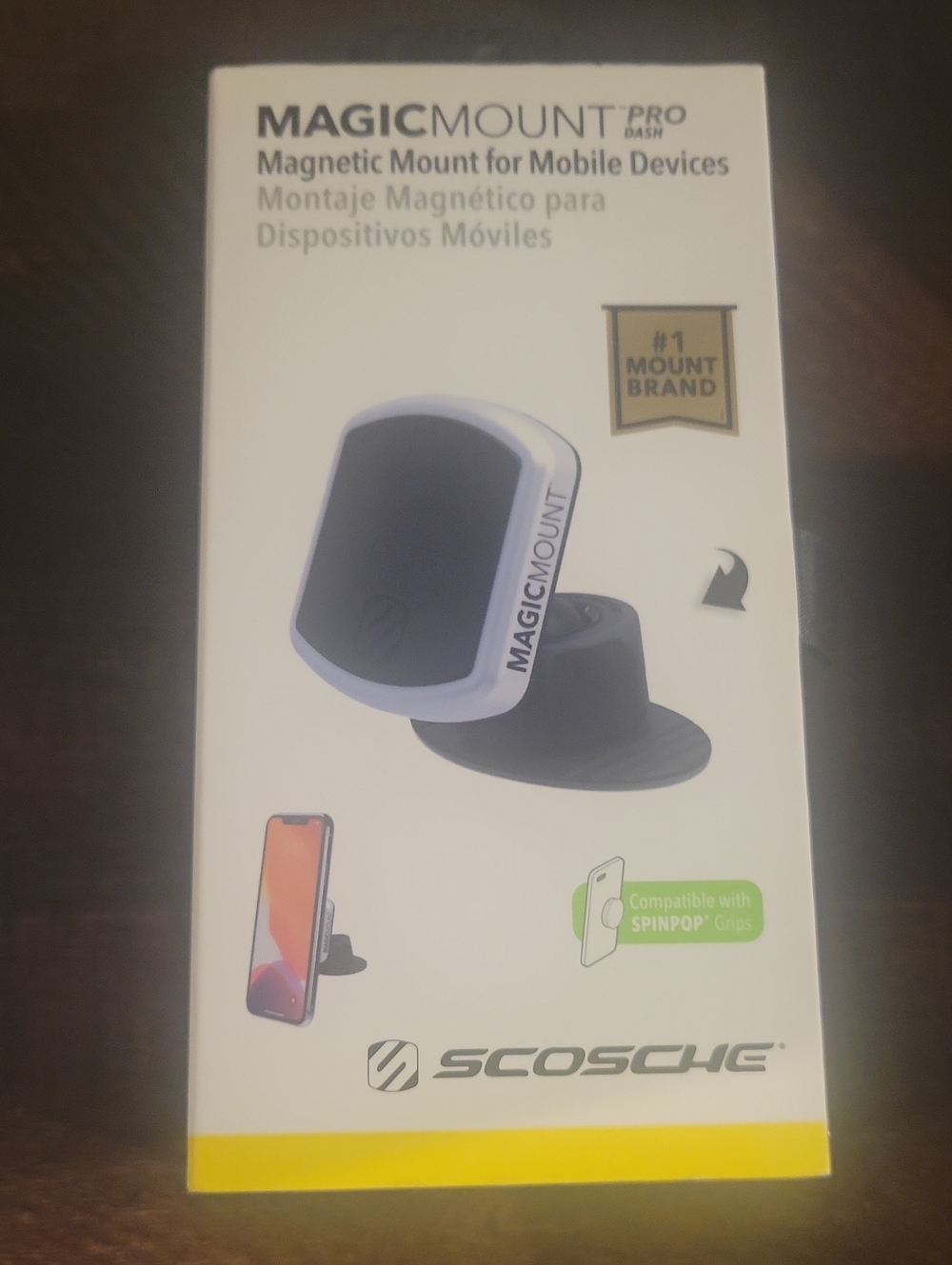 Scosche MagicMount Pro Magnetic Car Mount - White/Black